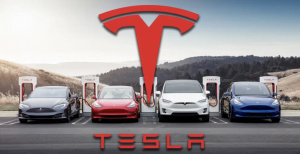 Tesla jpg logo with cars